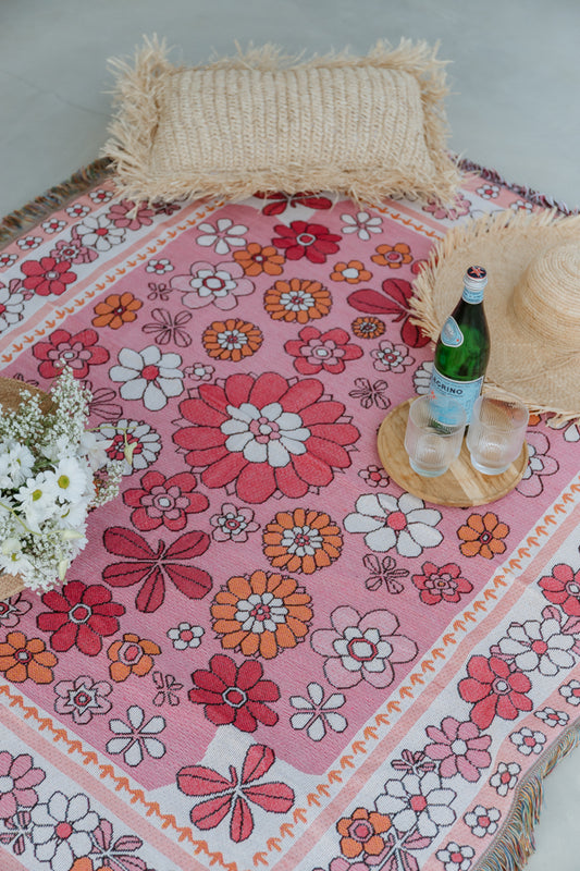 Pink Meadow Rug